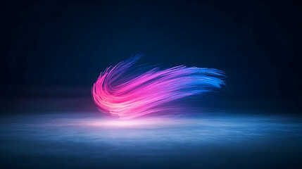 Abstract Digital Design With Pink And Blue Particles