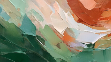 Art abstract painting rough colorful art painting texture, with oil brushstroke, pallet knife paint on canvas wallpaper illustration for design.