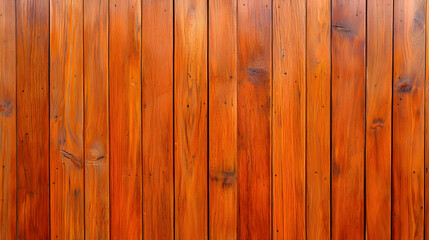 Detailed Closeup Of Vertical Brown Wooden Planks