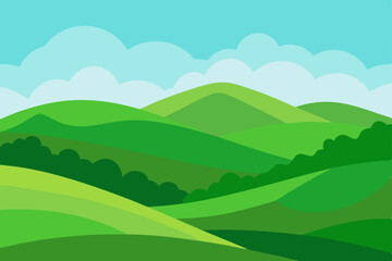 beautiful green hills .svg