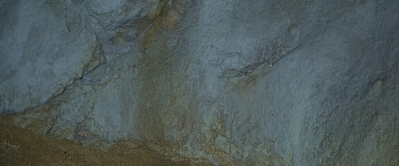 The cave excursion with natural landscape and ancient walls viewed in first person.The cave attraction landmark for tourists seeking adventure and unique travel experience.Pov view on rock formations