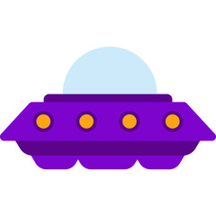 UFO Flat Illustration