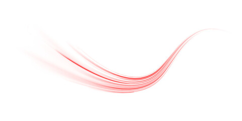 PNG bright red streak and laser motion forming a glowing speed line on night road, while tail blur rushes through the darkness and each flash curves into a line PNG.