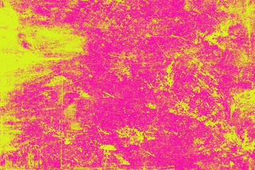 Abstract texture in pink and yellow with grunge effect