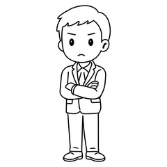 business man cartoon