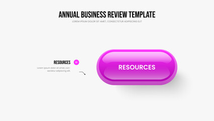 Consulting Visualization One Element Diagram Slide Design. Enterprise Plan 1 Option Infographic Frame Template. Digital Briefing Presentation Layout Vector Illustration.