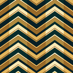 Pattern seamless chevron abstract wave background stripe gold luxury color and line. Geometric line vector. Christmas background.
