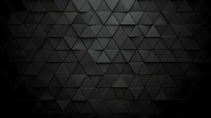 Obraz premium Abstract Dark Geometric Triangle Pattern Background