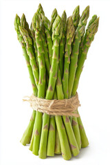 asparagus on white background