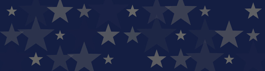 Obraz premium Starry Night Background with Overlapping Stars