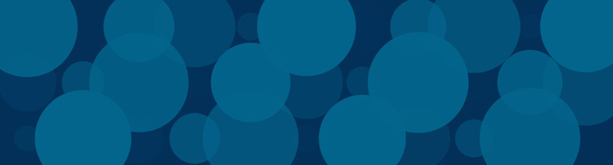 Abstract Blue Bokeh Background