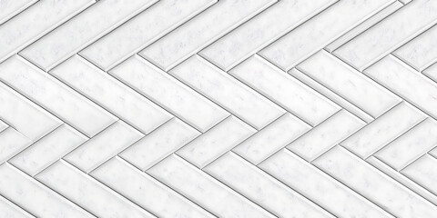 Abstract White Herringbone Pattern Seamless Texture for Design Projects