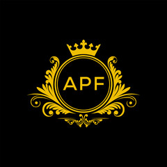 Initial API Letter Linked Logo for business and company identity. Modern API Letter Logo Vector Template with modern trendy golden logo.
