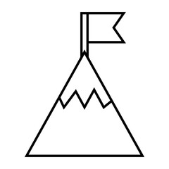 Success icon vector. Successful business illustration sign. Winner symbol. strategy logo.