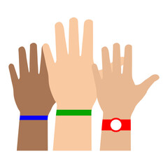 Obraz premium Friendship Day Hands