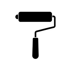 Paint Roller Icon Vector Flat and Clean Look