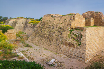 Fototapeta premium In the ruins of the ancient Caesarea