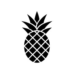 Obraz premium Pineapple Icon Vector Flat and Clean Look