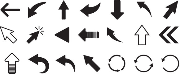 arrows, arrow, directions, direction, forward, back, up, down, left, right, return, repeat, circular, pointing, 