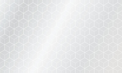 Subtle white and gray isometric cube pattern background with a modern, clean design. Ideal for presentations, websites, business cards, or minimalist digital projects.