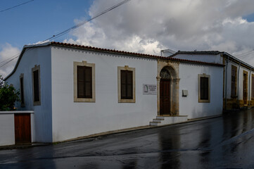 Scenic view of traditional houses and narrow streets in the old town of Lefke, showcasing authentic Cypriot charm and Mediterranean atmosphere.