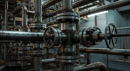 engine of an industrial machine