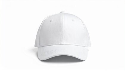 Fototapeta premium white cap in white background