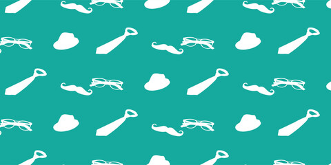 Father’s Day Pattern with Tools and Accessories