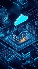 Futuristic House Integrated with Cloud Computing and Digital Network Infrastructure