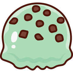 Ice Cream Scoop Illustration