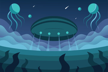 jellyfish in the water