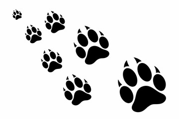 Fototapeta premium animal paw print