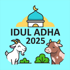 Idul Adha 2025 Celebration Vector