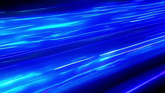 Abstract Blue Light Trails