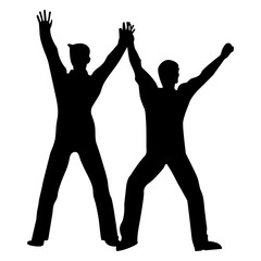 Friendship Silhouette Flat