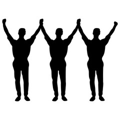 Friendship Silhouette Flat