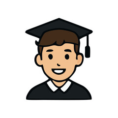 Graduation, school success, flying cap, student diploma, academic scroll for education vector image, proud moment design, learning celebration banner