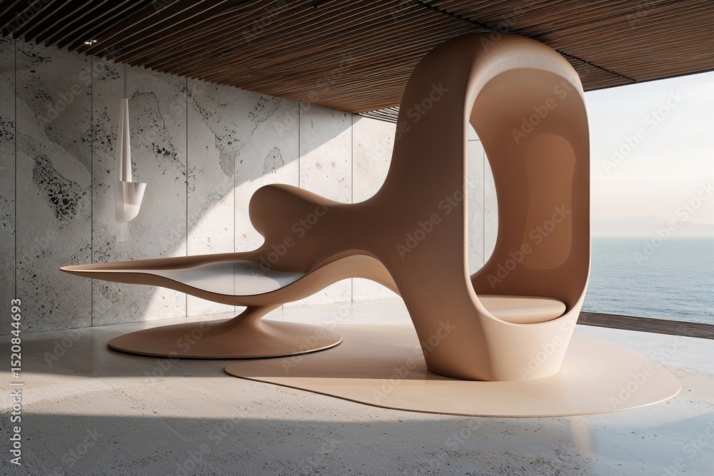 Aufkleber unique abstract structure featuring minimalistic artforms and innovative technology design