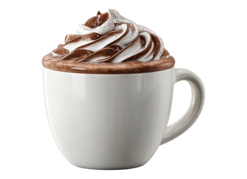 Hyper realistic hot chocolate