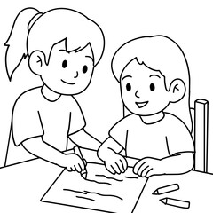 Helping Hands: Coloring Book on Caring and Sharing