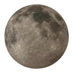 Full moon on PNG background