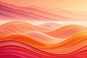 Smooth Minimalist Gradient Wave Background