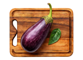 Purple eggplant cutting board
