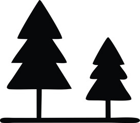 Abstract origami fir tree vector for festive holiday celebration