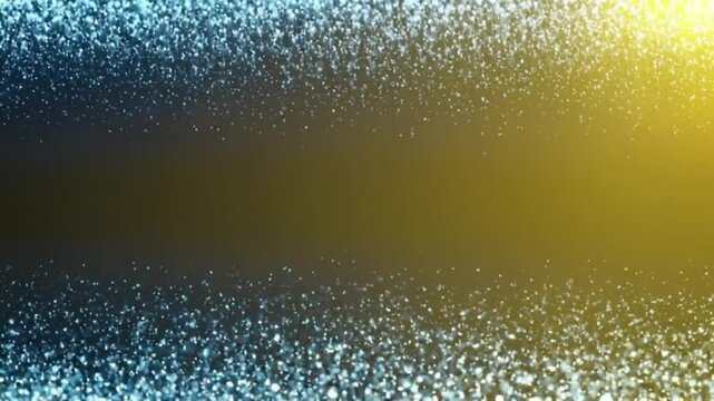 Abstract Background Sparkling Blue and Gold Gradient Texture