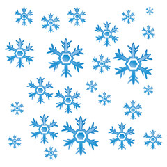 3d weather icons, render style sun, cumulus and snowflakes. Trendy fluffy bubbles clouds, wind symbol, raindrops. Pithy isolated vector set