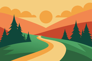 road in the mountains