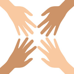 International Youth Day Circular Hand