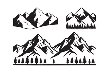 Fototapeta premium mountain landscape vector illustration