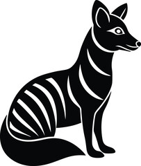 Fototapeta premium vector illustration of a fox